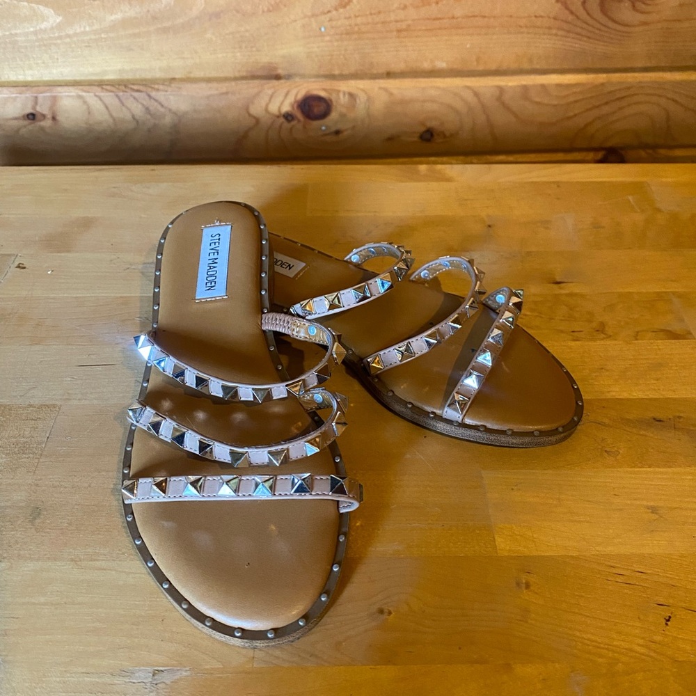 Studded Tan Sandals